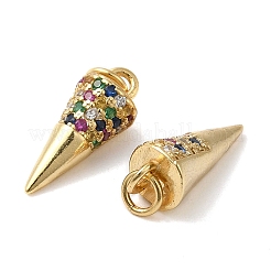 925 Sterling Silver Micro Pave Cubic Zirconia Charms&nbsp;STER-I010-12G
