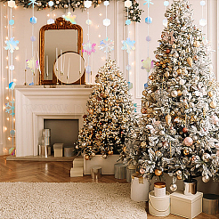 Paper Snowflake Hanging Banners&nbsp;AJEW-WH0270-938