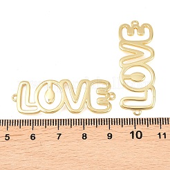 Brass Hollow Connector Charm&nbsp;KK-F931-28B-G
