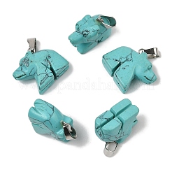 Synthetic Turquoise Pendants&nbsp;G-B127-02P-07
