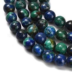 Natural Azurite Beads Strands&nbsp;G-Z110-C02-4mm