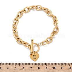 Golden 304 Stainless Steel Charm Bracelets&nbsp;LS-NJEW-K284-01G-E