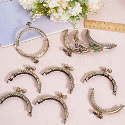 10Pcs 10 Colors Iron Kiss Lock Purse Handle Frame&nbsp;IFIN-BBC0001-07