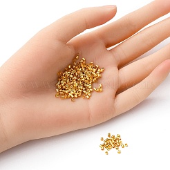 Brass Crimp Beads&nbsp;KK-YW0002-02G