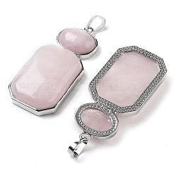 Natural & Synthetic Mixed Gemstone Human Body Shaped Pendants&nbsp;G-P552-03P