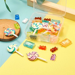 32Pcs Mixed Candy Pendant Kit for DIY Jewelry Making&nbsp;DIY-FS0001-97