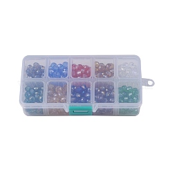 10 Colors Glass Beads&nbsp;EGLA-JP0001-01-8mm