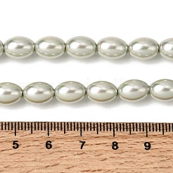 Electroplated Shell Pearl Beads Strands&nbsp;BSHE-B008-07A
