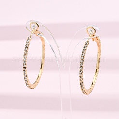 Brass Micro Pave Cubic Zirconia Stud Earrings&nbsp;EJEW-R025-32G