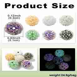 Polymer Clay Luminous Beads&nbsp;CLAY-CJC0016-02