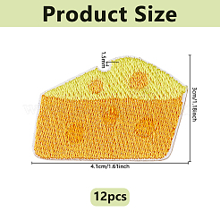 12Pcs Polyester Cloth Patches&nbsp;AJEW-DC0003-86