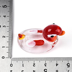 Handmade Lampwork Duck Display Decorations&nbsp;LS-LAMP-T025-14E