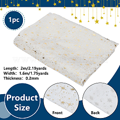 Star Pattern Polyester Gold Stamping Fabric&nbsp;AJEW-WH0314-808B