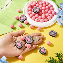 56Pcs 4 Styles Silicone Beads&nbsp;FIND-TA0010-75B