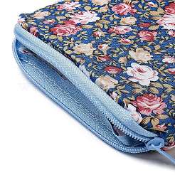 Rose Flower Pattern Cotton Cloth Wallets&nbsp;ABAG-Q043-03