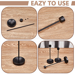 Iron Candle Holder&nbsp;AJEW-WH0604-58