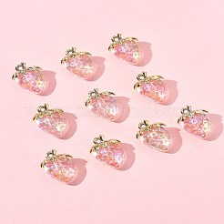 10Pcs Transparent Acrylic Pendants&nbsp;MACR-FS0002-08B
