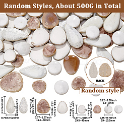 500G 4 Styles Porcelain Mosaic Tiles&nbsp;PORC-SP0001-19