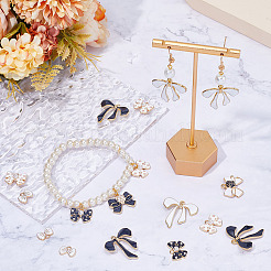 48Pcs 8 Styles Alloy Enamel Charms&nbsp;ENAM-SC0004-31