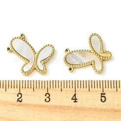 Ion Plating(IP) 304 Stainless Steel Pave Shell Pendants&nbsp;FIND-Z028-10G