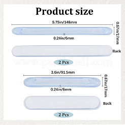 4Pcs 2 Styles Transparent PVC Anti-Collision Bumper Guard&nbsp;FIND-WH20015-056