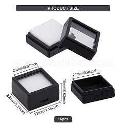 Plastic Jewelry Organizer Box&nbsp;CON-WH0087-77A