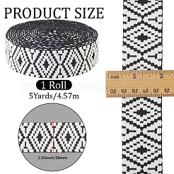 5 Yards Ethnic Style Polyester-cotton Ribbon&nbsp;DIY-CY0001-76A