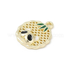 Alloy Enamel Charms&nbsp;PALLOY-R151-22G