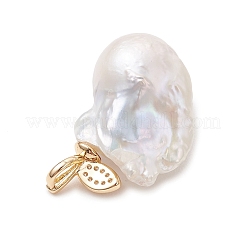 Natural Baroque Pearl Keshi Pearl Pendants&nbsp;PALLOY-JF05082