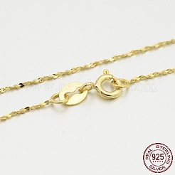 925 Sterling Silver Chain Necklaces&nbsp;STER-M086-05A-G