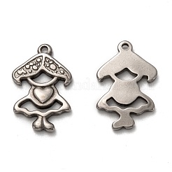 Non-Tarnish 304 Stainless Steel Pendants&nbsp;STAS-P257-01P