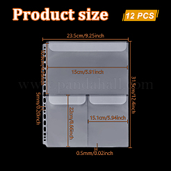 PVC Plastic Album Binder Refill Pages&nbsp;FIND-WH0173-118A