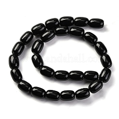 Dyed & Heated Natural Black Onyx Beads Strands&nbsp;G-G177-G01-01