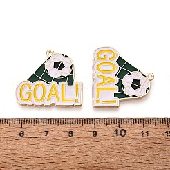 Alloy Enamel Pendants&nbsp;ENAM-T025-01G-05