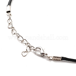 Glass Pendant Necklace for Men Women&nbsp;NJEW-D295-02-1