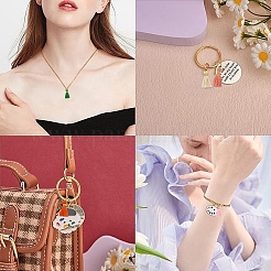 20Pcs 5 Colors Polycotton Tassel Pendant Decorations&nbsp;FIND-YW0007-48A