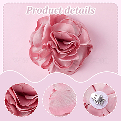 1 Pair Flower Cloth Shoe Decoration&nbsp;AJEW-DR0001-65C