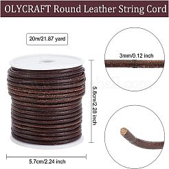 Cowhide Leather Cord&nbsp;WL-WH0010-01B