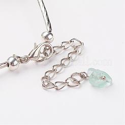 Natural Fluorite Chips Bracelets&nbsp;BJEW-JB02769-03
