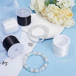 2 Rolls 2 Colors Flat Elastic Crystal String&nbsp;EW-SC0001-04