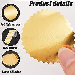 Paper Self-Adhesive Serrated Edge Awards Blank Stickers&nbsp;DIY-WH0504-151E