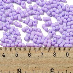 Macaron Color Opaque Frosted Glass Seed Beads&nbsp;X1-SEED-K009-12B-14