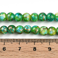 Baking Paint Glass Beads&nbsp;X1-DGLA-N003-6mm-B04