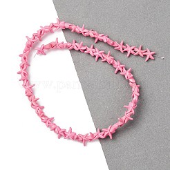 Synthetic Turquoise Dyed Beads Strands&nbsp;G-B184-C03-01