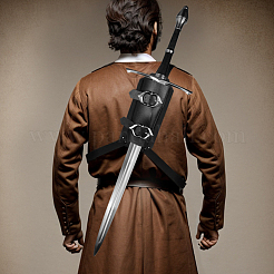 PU Leather Adjustable Sword Sheaths&nbsp;AJEW-WH0248-584B