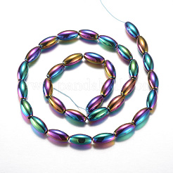 Electroplate Magnetic Synthetic Hematite Bead Strands&nbsp;G-A164-12D-01