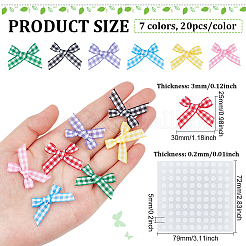 140Pcs 7 Colors Handmade Woven Costume Accessories&nbsp;DIY-FG0003-67