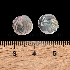 Two-tone Transparent Glass Beads&nbsp;GLAA-H041-02H