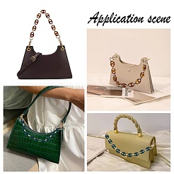 2Pcs 2 Colors Acrylic Cable Chains Bag Handles&nbsp;FIND-PH00001-14