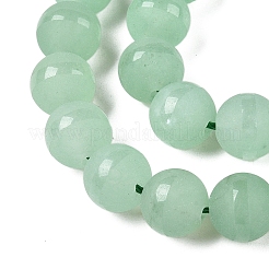Frosted Natural White Jade Beads Strands&nbsp;G-T138-8mm-209D